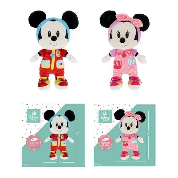 Disney Mickey & Minnie Mouse Bundle Dress and Play Plush
