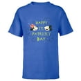 thumbnail image 1 of Disney Mickey & Minnie Mouse Clovers Happy St Patrick’s Day - Short Sleeve T-Shirt for Kids - Customized-Royal, 1 of 5