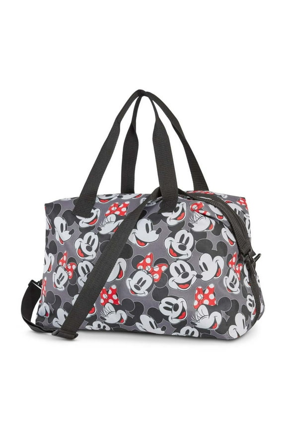 Mickey & Minnie Mouse Duffel Bag Travel Weekender Carry-On Large