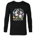 thumbnail image 1 of Disney Mickey & Minnie Mouse Easter Eggs Spring Eggstra Cute - Long Sleeve T-Shirt for Men - Customized-Black, 1 of 5