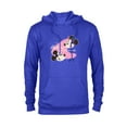 thumbnail image 1 of Disney Mickey & Minnie Mouse Holidays are Happier With You - Pullover Hoodie for Adults - Customized-Royal, 1 of 5