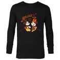 thumbnail image 1 of Disney Mickey & Minnie Mouse Love Amour Valentine - Long Sleeve T-Shirt for Men - Customized-Black, 1 of 5
