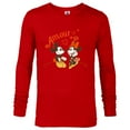 thumbnail image 1 of Disney Mickey & Minnie Mouse Love Amour Valentine - Long Sleeve T-Shirt for Men - Customized-New Red, 1 of 5