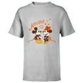 thumbnail image 1 of Disney Mickey & Minnie Mouse Love Amour Valentine - Short Sleeve T-Shirt for Kids - Customized-Athletic Heather, 1 of 5