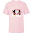 thumbnail image 1 of Disney Mickey & Minnie Mouse Love You Secret Valentine’s Day - Short Sleeve T-Shirt for Kids - Customized-Soft Pink, 1 of 5