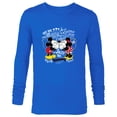 thumbnail image 1 of Disney Mickey & Minnie Mouse Love in Any Language Valentine - Long Sleeve T-Shirt for Men - Customized-Navy, 1 of 5