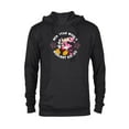thumbnail image 1 of Disney Mickey & Minnie Mouse New Year Wishes Midnight Kisses - Pullover Hoodie for Adults - Customized-Black, 1 of 5