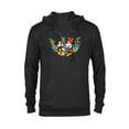 thumbnail image 1 of Disney Mickey & Minnie Mouse Spring Chat Botanical Garden - Pullover Hoodie for Adults - Customized-Black, 1 of 5