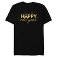thumbnail image 1 of Disney Mickey & Minnie Mouse Sweet Love Happy New Year - Short Sleeve Blended T-Shirt for Adults - Customized-Black, 1 of 5
