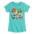 thumbnail image 1 of Disney - Mickey, Minnie, Pluto & Donald - Happy Bubble - Toddler & Youth Girls Short Sleeve Graphic T-Shirt, 1 of 5