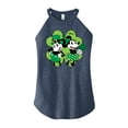 thumbnail image 1 of Disney - Mickey Minnie Shamrock - Juniors High Neck Tank Top, 1 of 5