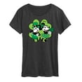 thumbnail image 1 of Disney - Mickey Minnie Shamrock - Women's Short Sleeve Graphic T-Shirt, 1 of 5