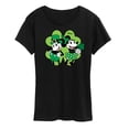 thumbnail image 1 of Disney - Mickey Minnie Shamrock - Women's Short Sleeve Graphic T-Shirt, 1 of 5