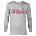 thumbnail image 1 of Disney Mickey & Minnie Sweethearts Valentine's Day Matching - Long Sleeve T-Shirt for Men - Customized-Athletic Heather, 1 of 5