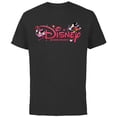 thumbnail image 1 of Disney Mickey & Minnie Sweethearts Valentine's Day Matching - Short Sleeve Cotton T-Shirt for Adults - Customized-Black, 1 of 5