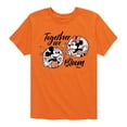 thumbnail image 1 of Disney - Mickey & Minnie - Together We Bloom - Youth Short Sleeve Graphic T-Shirt, 1 of 6