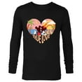 thumbnail image 1 of Disney Mickey & Minnie True Love Beach Sunset Heart - Long Sleeve T-Shirt for Men - Customized-Black, 1 of 5