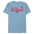 thumbnail image 1 of Disney Mickey & Minnie Valentine's Day Family Trip 2026 Logo - Short Sleeve Blended T-Shirt for Adults - Customized-Ocean Blue, 1 of 5