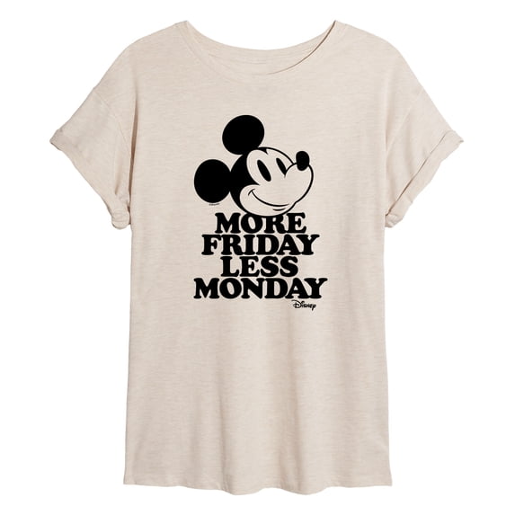 Disney - Mickey More Friday Less Monday - Women's Oversized T-Shirt