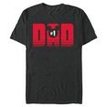 thumbnail image 1 of Disney Mickey Mouse #1 Dad - Short Sleeve Blended T-Shirt for Adults - Customized-Dark Heather, 1 of 5