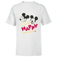 thumbnail image 1 of Disney Mickey Mouse 100% Happy Everybody Loves Me - Short Sleeve T-Shirt for Kids - Customized-White, 1 of 5