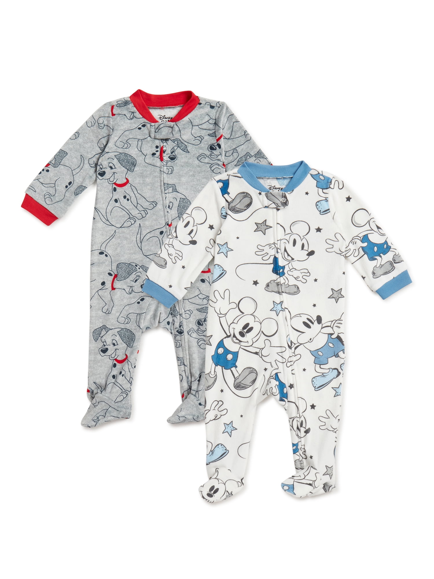 Disney Mickey Mouse 101 Dalmatians Newborn Baby Boys Super Soft