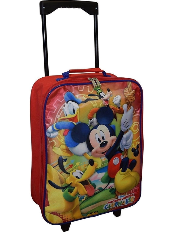 Disney Mickey Mouse 15" Collapsible Wheeled Pilot Case - Rolling Luggage Carry-On