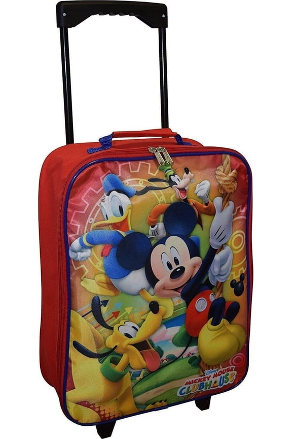 Disney Mickey Mouse 15" Collapsible Wheeled Pilot Case - Rolling Luggage Carry-On