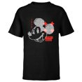 thumbnail image 1 of Disney Mickey Mouse 1928 Digital - Short Sleeve T-Shirt for Kids - Customized-Black, 1 of 5