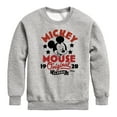 thumbnail image 1 of Disney - Mickey Mouse - 1928 Original & Classic - Youth Crewneck Fleece Sweatshirt, 1 of 5