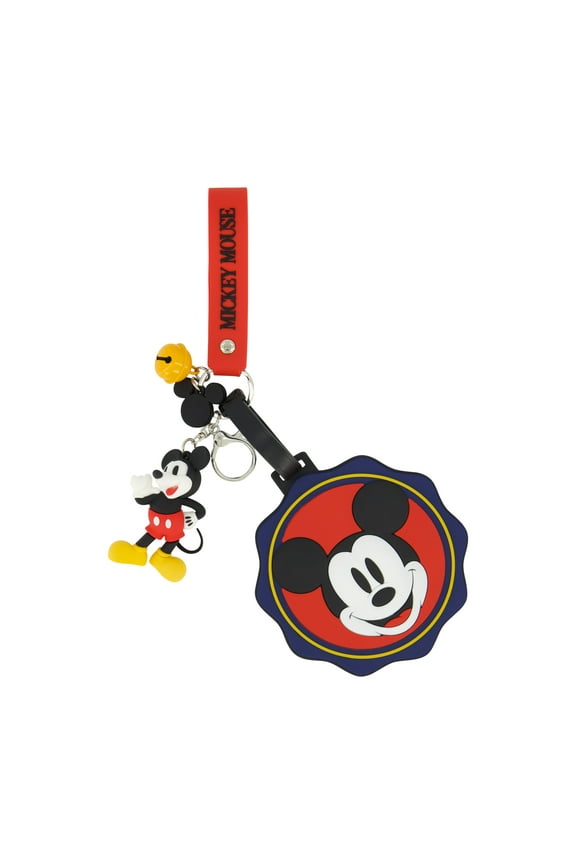 Disney Mickey Mouse 2-Piece Suitcase ID Tag and 3D Lanyard Set with Adjustable Straps, Multi, One Size