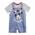 thumbnail image 1 of Disney Mickey Mouse 2 Piece T-Shirt and Shortall Set (Baby Boys), 1 of 3