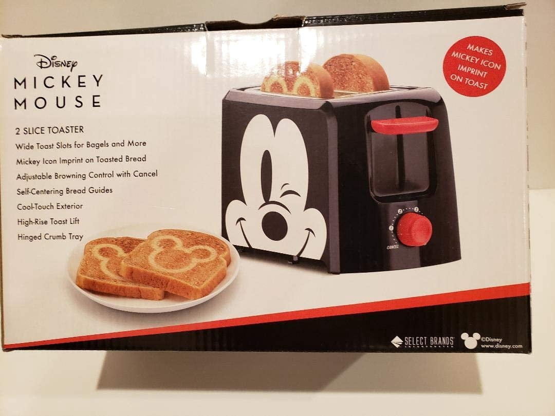 Disney Mickey Mouse 2 Slice Toaster - Walmart.com