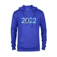 thumbnail image 1 of Disney Mickey Mouse 2022 New Year’s Eve Standard - Pullover Hoodie for Adults – Customized-Royal Heather, 1 of 5