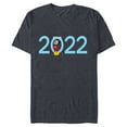 thumbnail image 1 of Disney Mickey Mouse 2022 New Year’s Eve Standard - Short Sleeve Blended T-Shirt for Adults – Customized-Navy Heather, 1 of 5