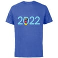 thumbnail image 1 of Disney Mickey Mouse 2022 New Year’s Eve Standard - Short Sleeve Cotton T-Shirt for Adults - Customized-Royal Heather, 1 of 5