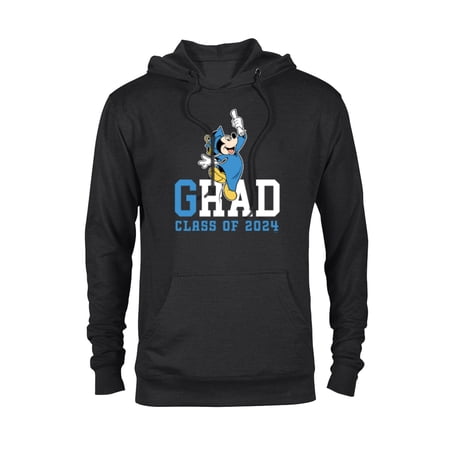 Disney Mickey Mouse 2024 Graduation Class of ’24 Rad Grad - Pullover Hoodie for Adults - Customized-Black