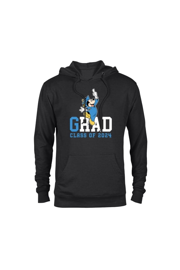 Mickey Mouse 2024 Graduation Class of ’24 Rad Grad - Pullover Hoodie for Adults - Customized-Black