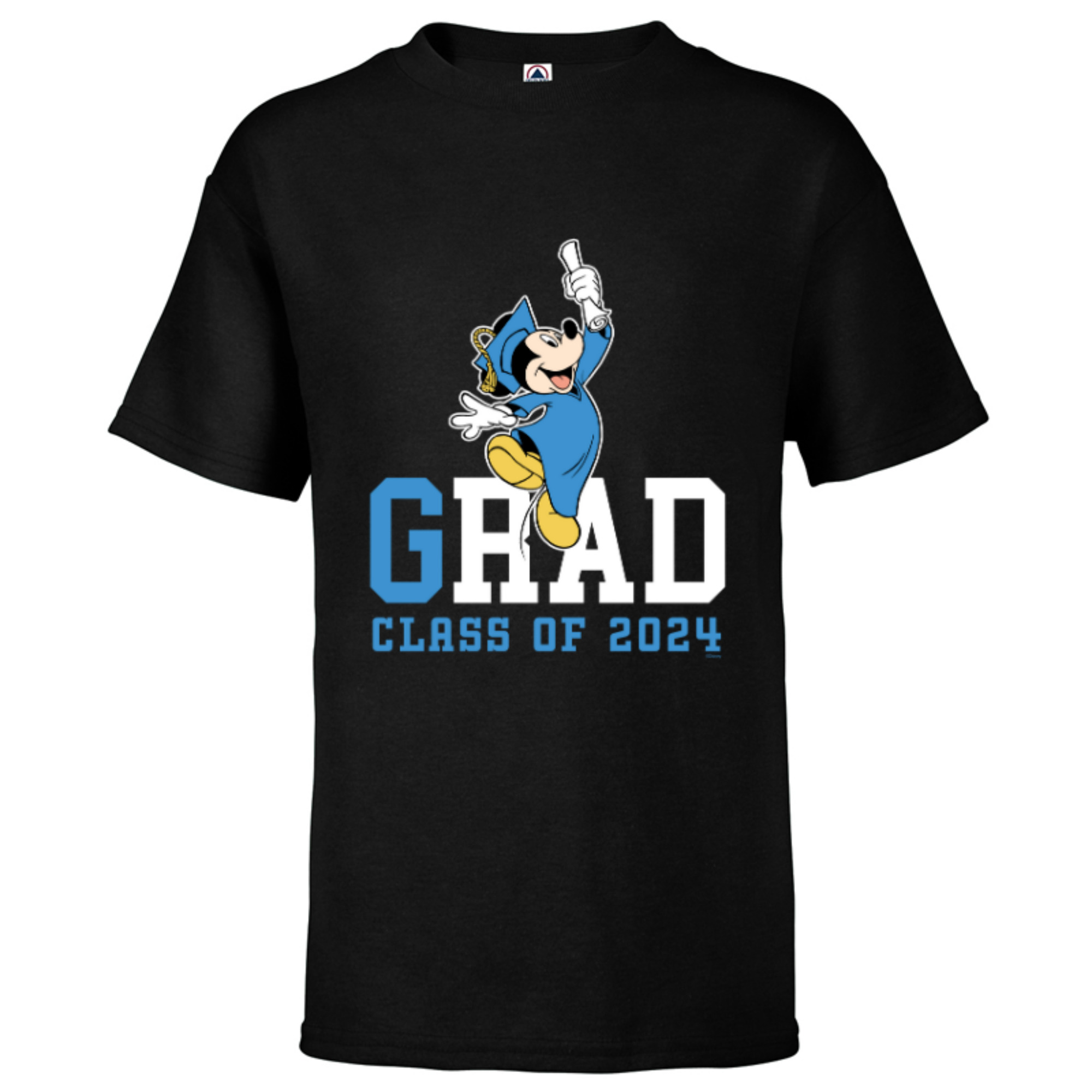 Disney Mickey Mouse Class of 2024 Kids' Short Sleeve Graduation TShirt Mickey Mouse Class Of 2025 Shirt