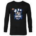 thumbnail image 1 of Disney Mickey Mouse #28 Game Time Football Catch Sports - Long Sleeve T-Shirt for Men - Customized-Black, 1 of 5
