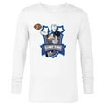thumbnail image 1 of Disney Mickey Mouse #28 Game Time Football Catch Sports - Long Sleeve T-Shirt for Men - Customized-White, 1 of 5