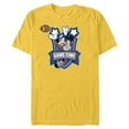 thumbnail image 1 of Disney Mickey Mouse #28 Game Time Football Catch Sports - Short Sleeve Blended T-Shirt for Adults - Customized-Yellow, 1 of 5