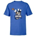 thumbnail image 1 of Disney Mickey Mouse #28 Game Time Football Catch Sports - Short Sleeve T-Shirt for Kids - Customized-Royal, 1 of 5