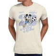 thumbnail image 1 of Disney Mickey Mouse 28 Soccer Star Men's T-Shirt (Beige, S-XXXL), 1 of 4