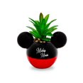 thumbnail image 1 of Disney Mickey Mouse 3-Inch Ceramic Mini Planter with Artificial Succulent, 1 of 7