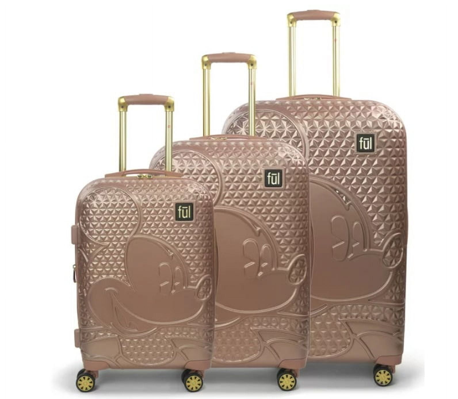 Disney Mickey Mouse Rose Gold Piece Luggage Set Nigeria Ubuy