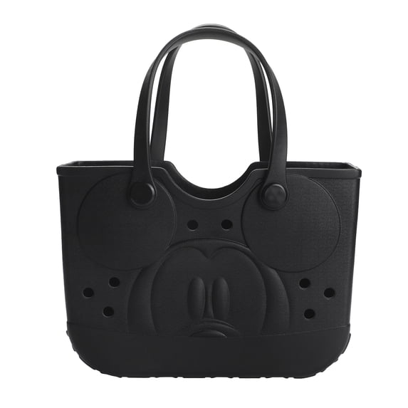 Disney Mickey Mouse 3D Face Black 12.75” Adult Mini EVA Molded Tote Bag