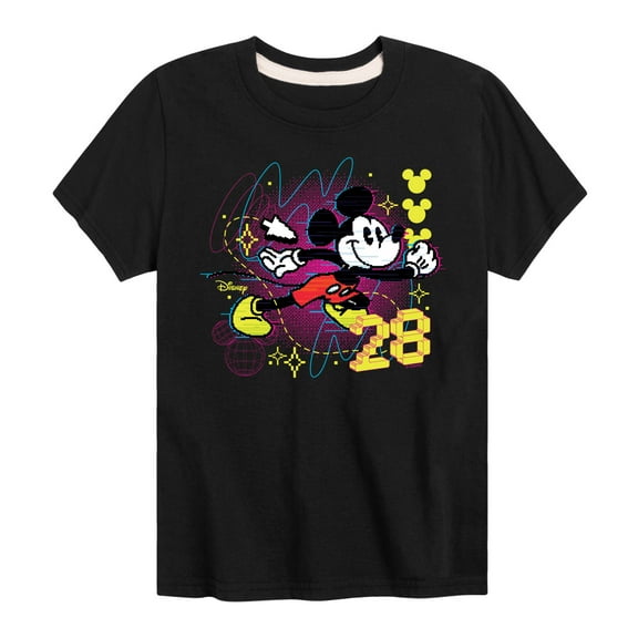 Disney - Mickey Mouse 8 Bit - Toddler & Youth Short Sleeve Graphic T-Shirt