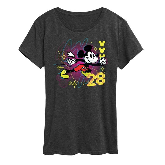 Disney - Mickey Mouse 8 Bit - Women's Short Sleeve Graphic T-Shirt
