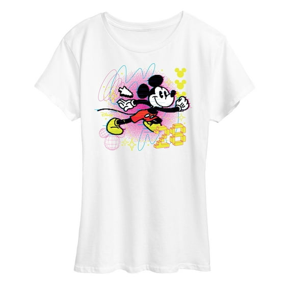 Disney - Mickey Mouse 8 Bit - Women's Short Sleeve Graphic T-Shirt